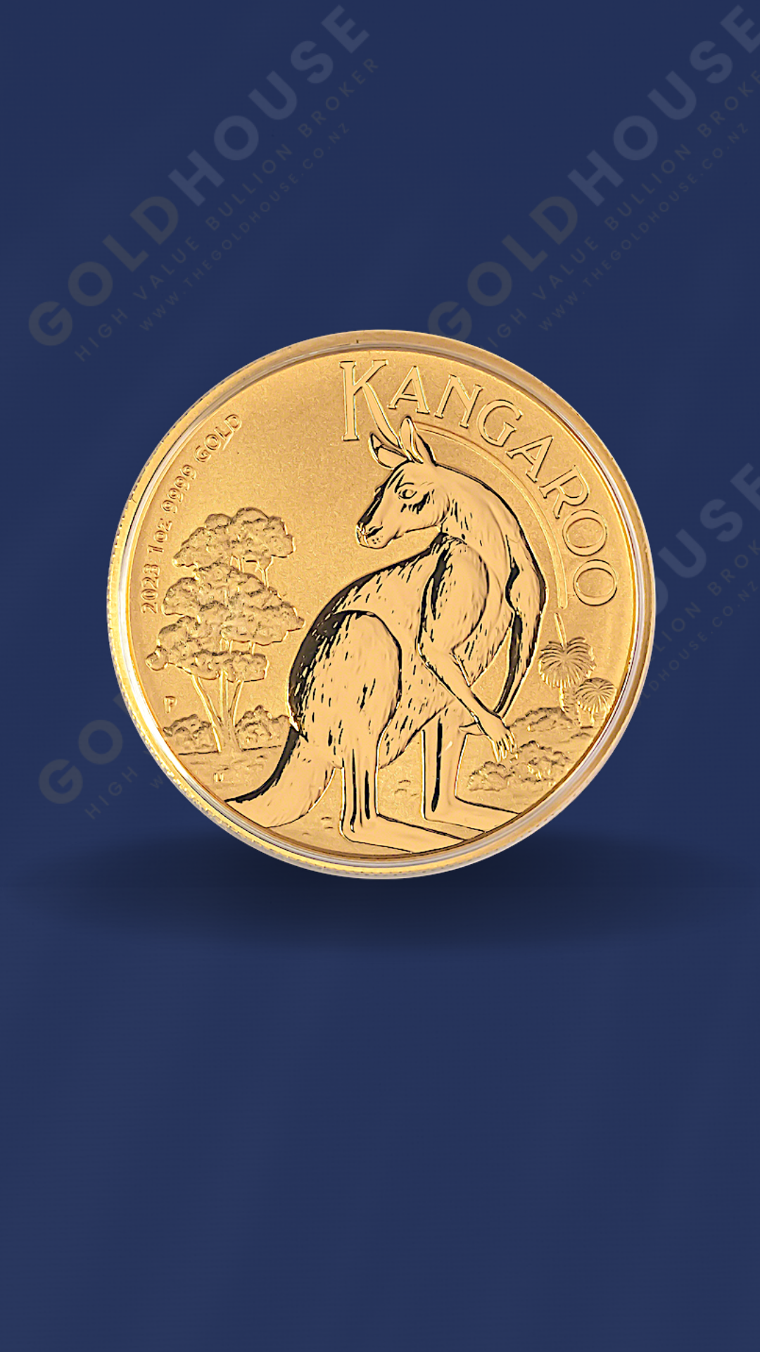 Australian Gold Kangaroo Nugget 2023 1 Oz The Gold House