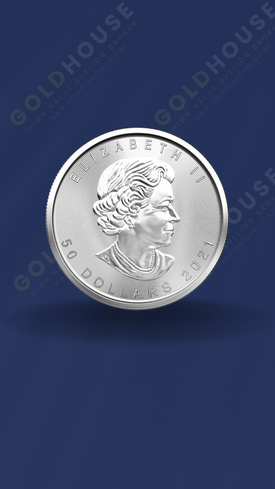 Back - Canadian Platinum Maple Leaf 2021 - 1 oz - www.thegoldhouse.co.nz Back of Canadian Platinum Maple Leaf 2021 - 1 oz from The Gold House in New Zealand